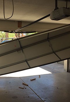 Garage Door Off Track The Red Bird Service